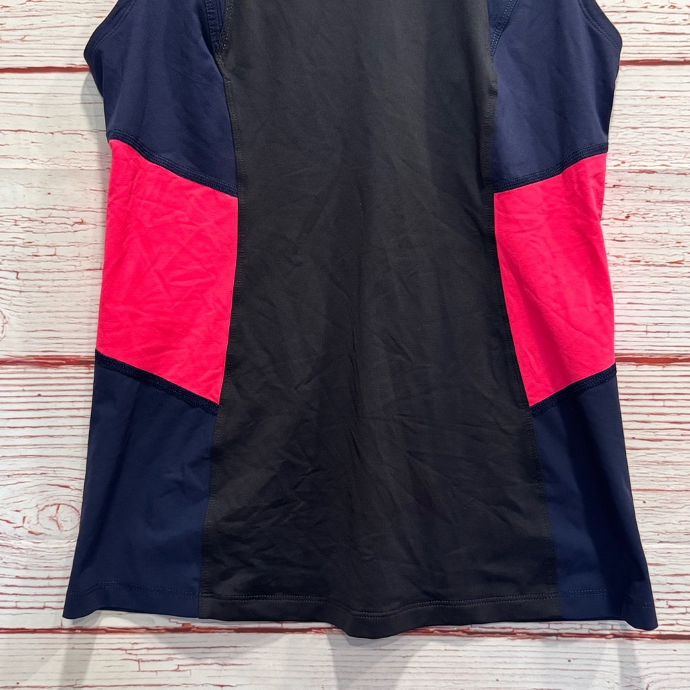 Lululemon Trail Bound Tank in Deep Coal / Deep Navy / Electric Coral Sz 8 - Picture 6 of 11